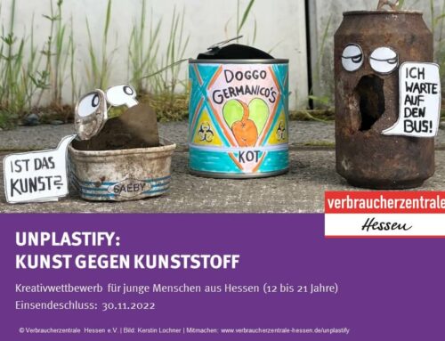 Kreativwettbewerb „Unplastify: Kunst gegen Kunststoff“